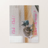Beliebtes Geschenk für Katzen-Design Puzzle (Vertikal)