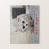 Beliebtes Geschenk für Katzen-Design Puzzle (Vertikal)