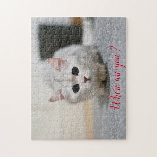 Beliebtes Geschenk für Katzen-Design Puzzle (Vertikal)