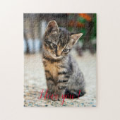 Beliebtes Geschenk für Katzen-Design Puzzle (Vertikal)