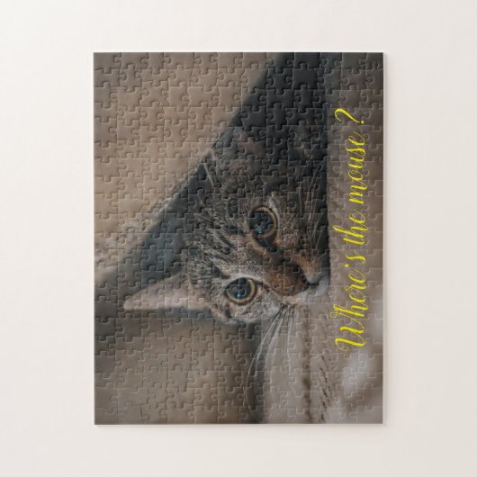 Beliebtes Geschenk für Katzen-Design Puzzle (Vertikal)