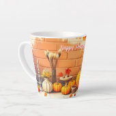 Beliebtes Glück Thanksgiving Schöner Fall Milchtasse (Linke Ecke)