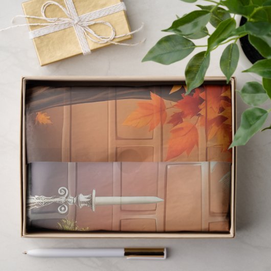 Beliebtes Glück Thanksgiving Schöner Fall Seidenpapier (Geschenk)