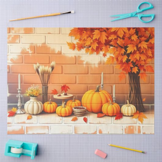 Beliebtes Glück Thanksgiving Schöner Fall Seidenpapier (Basteln)