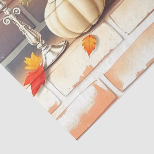 Beliebtes Glück Thanksgiving Schöner Fall Seidenpapier (Ausschnitt)