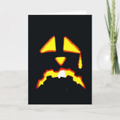 Beliebtes Halloween Cry Jack o' Lantern Karte (Vorderseite)