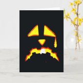 Beliebtes Halloween Cry Jack o' Lantern Karte (Gelbe Blume)