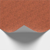 Beliebtes Muster in Burnorange Geschenkpapier (Ecke)