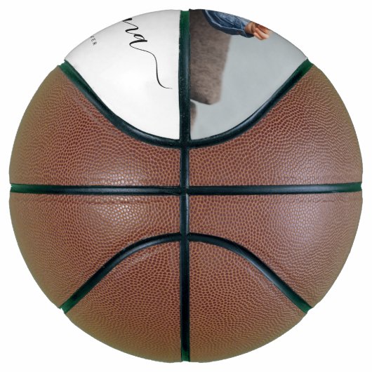 Beliebtes Nana Oma Custom Family Foto Keepake Basketball (Rechts)