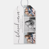 Beliebtes Nana Oma Custom Family Foto Keepake Geschenkanhänger (Rückseite)