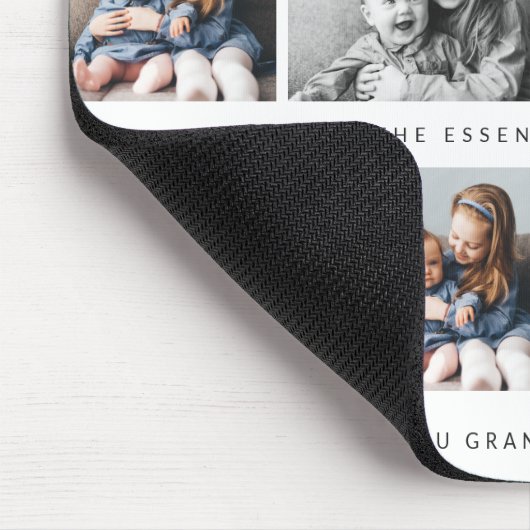 Beliebtes Nana Oma Custom Family Foto Keepake Mousepad (Ecke)