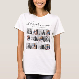 Beliebtes Nana Oma Custom Family Foto Keepake T-Shirt