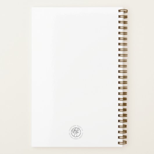 Beliebtes Personalisiertes Journal Notizblock (Rückseite)