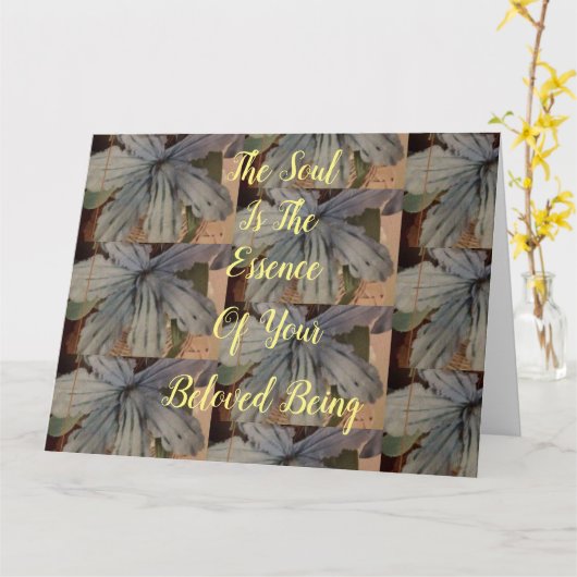 Beliebtes Sein Karte (Gelbe Blume)