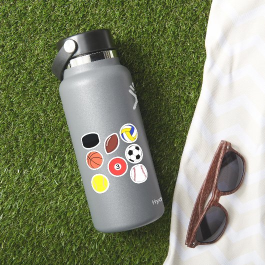 Beliebtes Sportballpaket Aufkleber (HydroFlask Insitu)