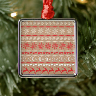 Beliebtes Weihnachtsbild Ornament Aus Metall