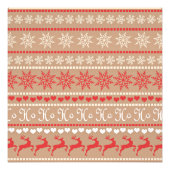 Beliebtes Weihnachtsmuster Fotodruck (Vorne)