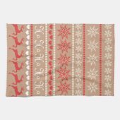 Beliebtes Weihnachtsmuster Geschirrtuch (Horizontal)