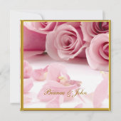 Beliebteste und eleganteste Hochzeitseinladung Einladung (Vorderseite)