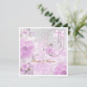 Beliebteste und eleganteste Hochzeitseinladung Einladung (Stehend Vorderseite)