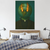 BELIEF Canvas Print Leinwanddruck (Insitu (Schlafzimmer))