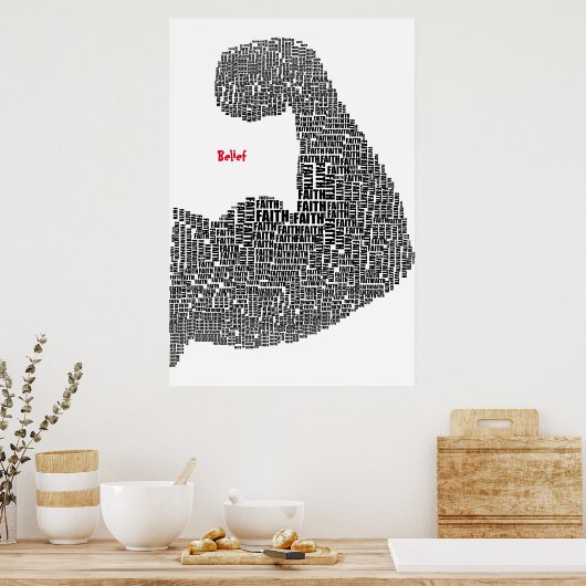 Belief Poster (Küche)