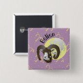 Bélier 21 Mars 20 avril Boutons - Abzeichen Button (Vorne & Hinten)