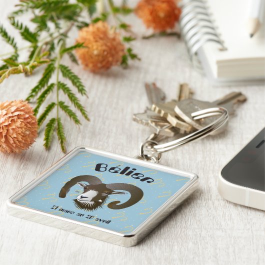 Bélier 21 Mars, 20 avril Porte-clés Schlüsselanhänger (Seite)