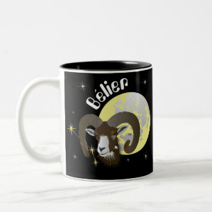 Bélier 21 mars au 20 avril Tasses Zweifarbige Tasse