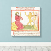 Belietänze vor König Solomon Leinwanddruck (Insitu (Holzboden))