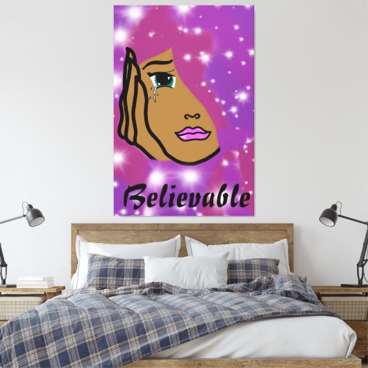 Believable  canvas print leinwanddruck (Insitu (Schlafzimmer))