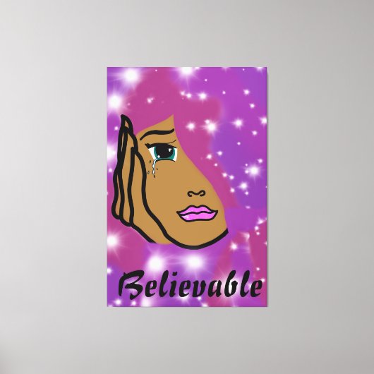 Believable canvas print leinwanddruck (Vorderseite)
