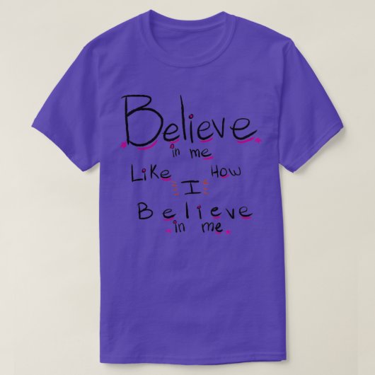 Believe 5 T-Shirt (Design vorne)