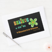 BELIEVE bei der Behandlung von rheumatoider Erkran Rechteckiger Aufkleber (Umschlag)