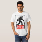 Believe - Bigfoot Sasquatch T-Shirt (Vorne ganz)