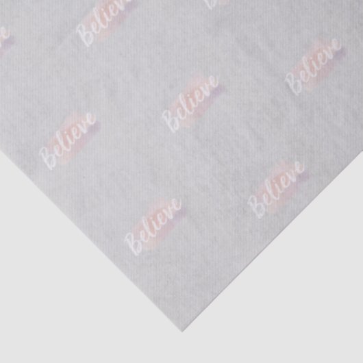 Believe calligraphic text  seidenpapier (Ausschnitt)