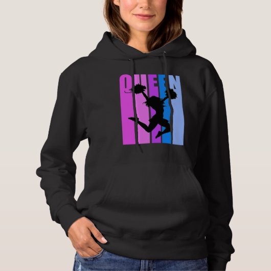 Believe Cheerleading Queen Cheer Girl Cheerleader  Hoodie (Vorderseite)