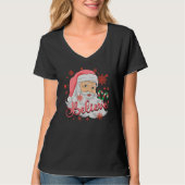 Believe Christmas Believe In Santa Claus Believe T-Shirt (Vorderseite)