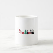 Believe Christmas Believe Kaffeetasse (Mittel)