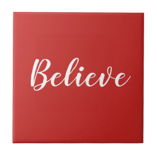 Believe Christmas Fliese