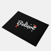 Believe Christmas Fußmatte (Schrägansicht)