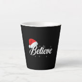 Believe Christmas Milchtasse (Vorderseite)