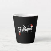 Believe Christmas Milchtasse (Vorderseite)
