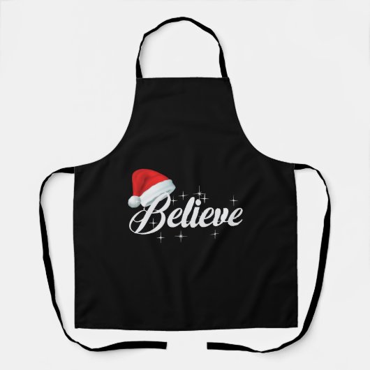 Believe Christmas Schürze (Vorderseite)
