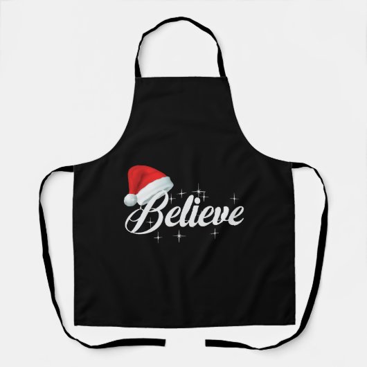 Believe Christmas Schürze (Vorderseite)