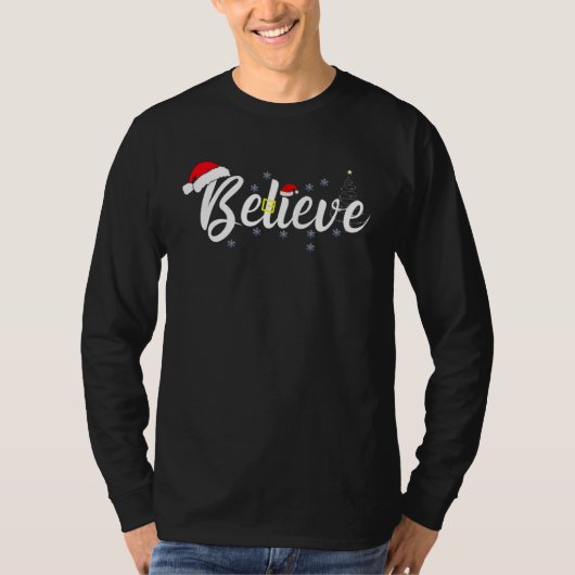 believe Christmas T-Shirt (Vorderseite)