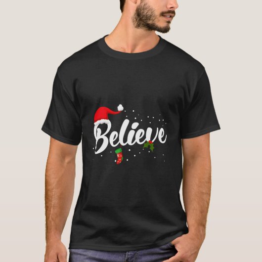 Believe Christmas T-Shirt (Vorderseite)