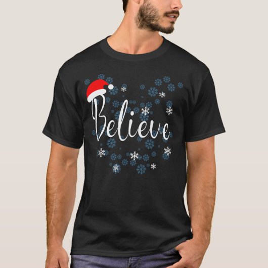 Believe Christmas T-Shirt (Vorderseite)