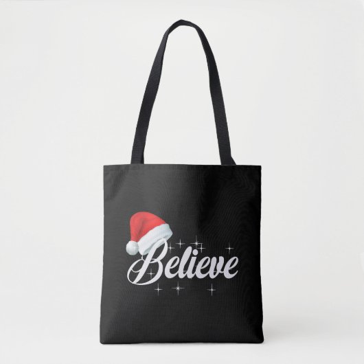 Believe Christmas Tasche (Vorderseite)