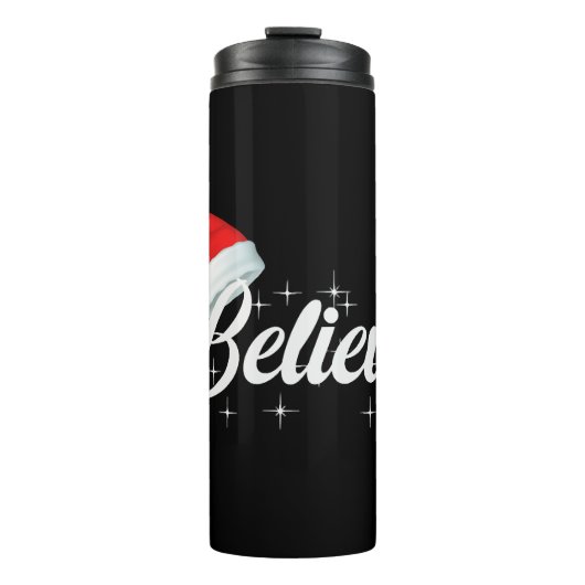Believe Christmas Thermosbecher (Vorderseite)
